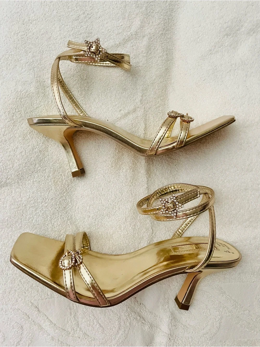 NWT 2 Pairs of Primark Metallic Heels